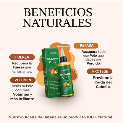 HOEGOA Aceite de Batana  XXL 100ml — Crecimiento Capilar Natural y Reparación Profunda